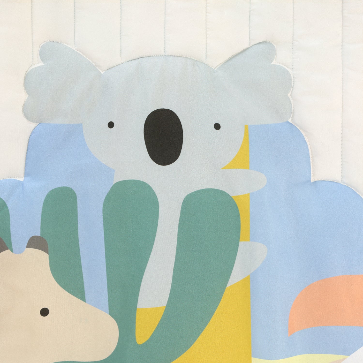 Crib Bedding Set for Baby Boys and Girls, Safari Puzzle, 3 Pieces