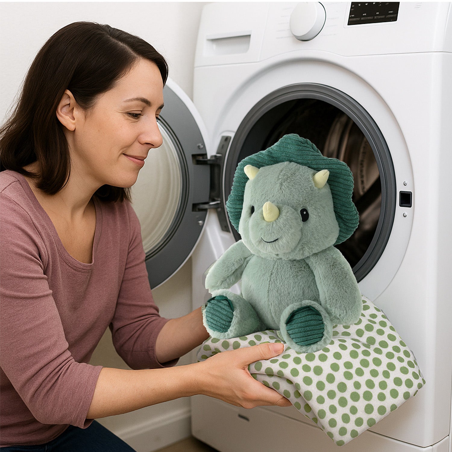 Ace Dino Plush Stuffed Animal and Blanket Gift Set