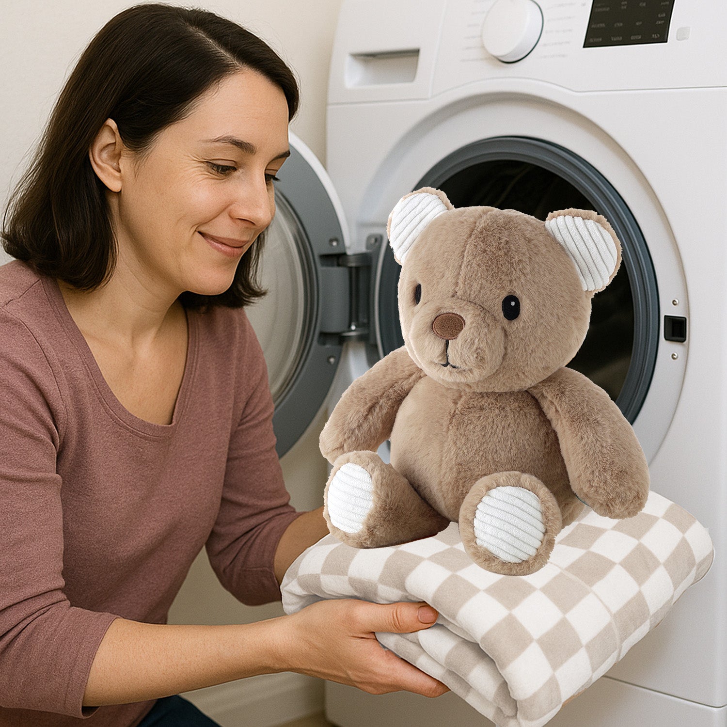 Teddy Bear Plush Stuffed Animal and Blanket Gift Set