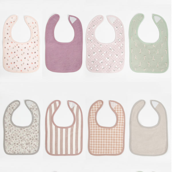Heritage Orchard Bibs for Baby Girls, 10-Pack