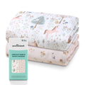English Garden Crib Sheet for Baby Girls, 2-Pack