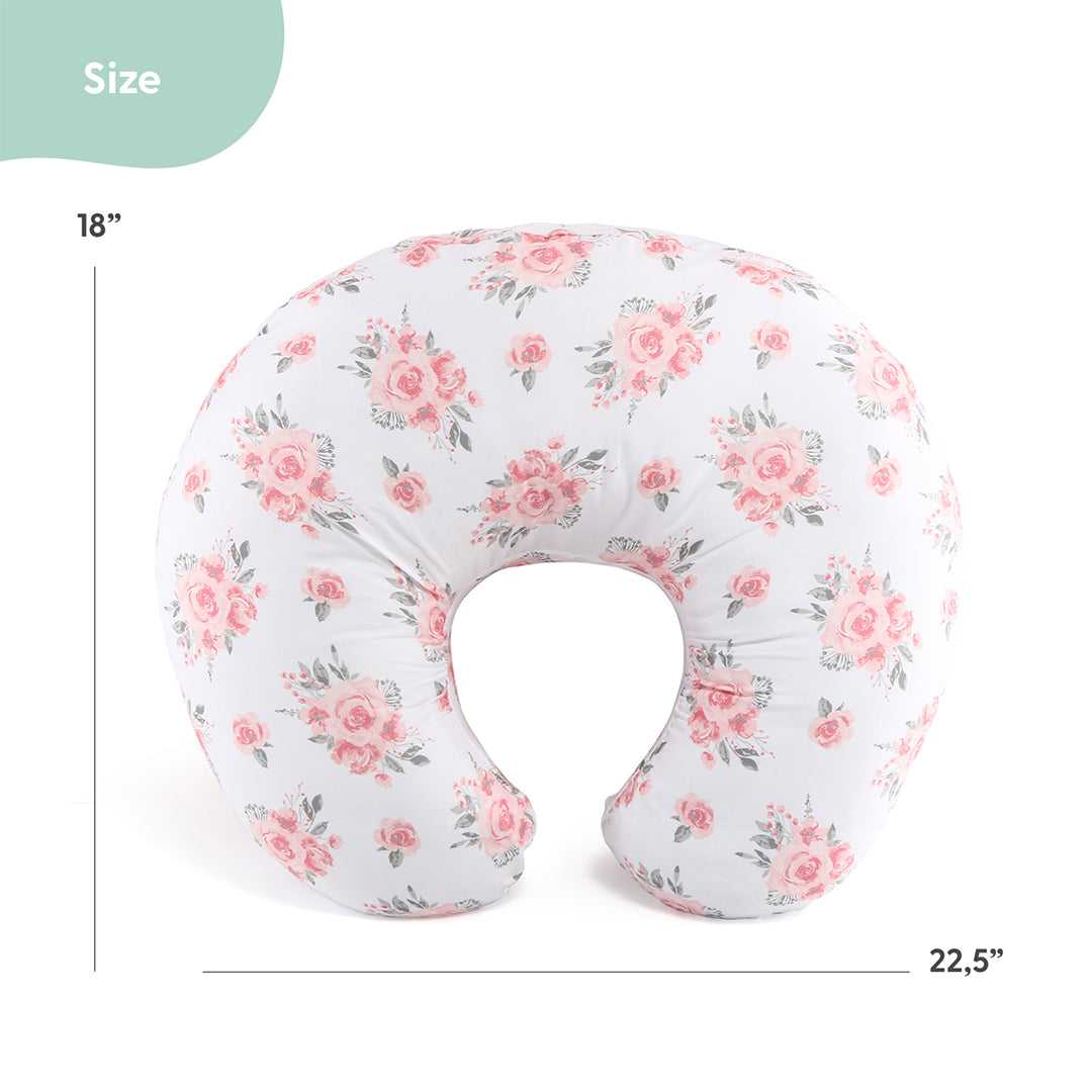 Breastfeeding Pillows Pink Boppy Cover Pink Floral Nursing Pillow