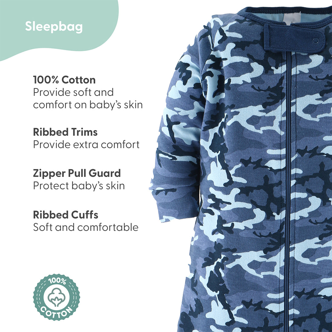 Blue Camo Baby Layette Gift Set, 23 Pieces The Peanutshell
