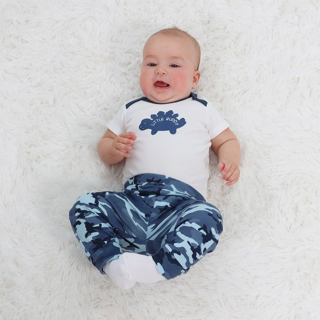 Blue Camo Baby Layette Gift Set, 23 Pieces The Peanutshell