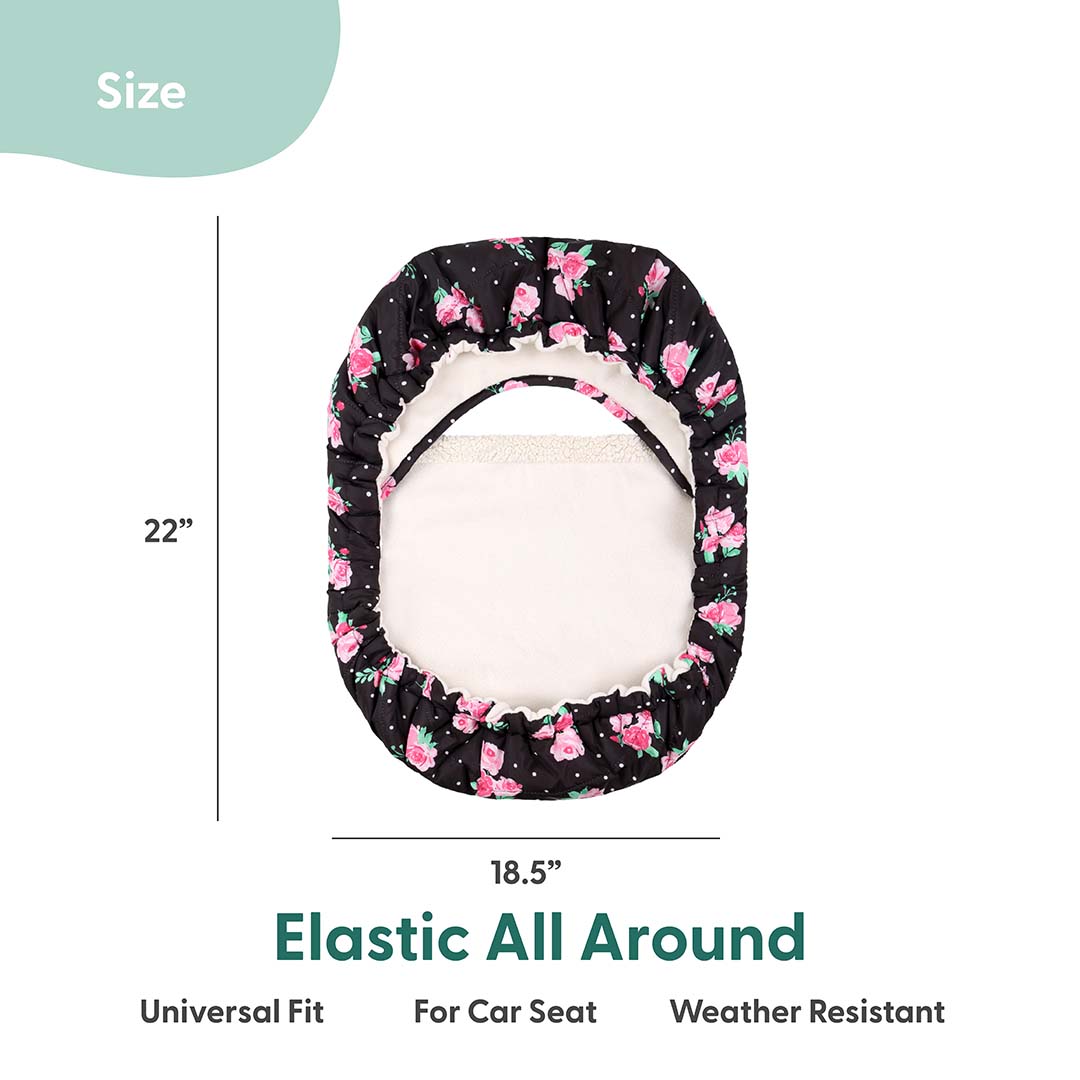 Floral Rose Seasonal Car Seat Cover