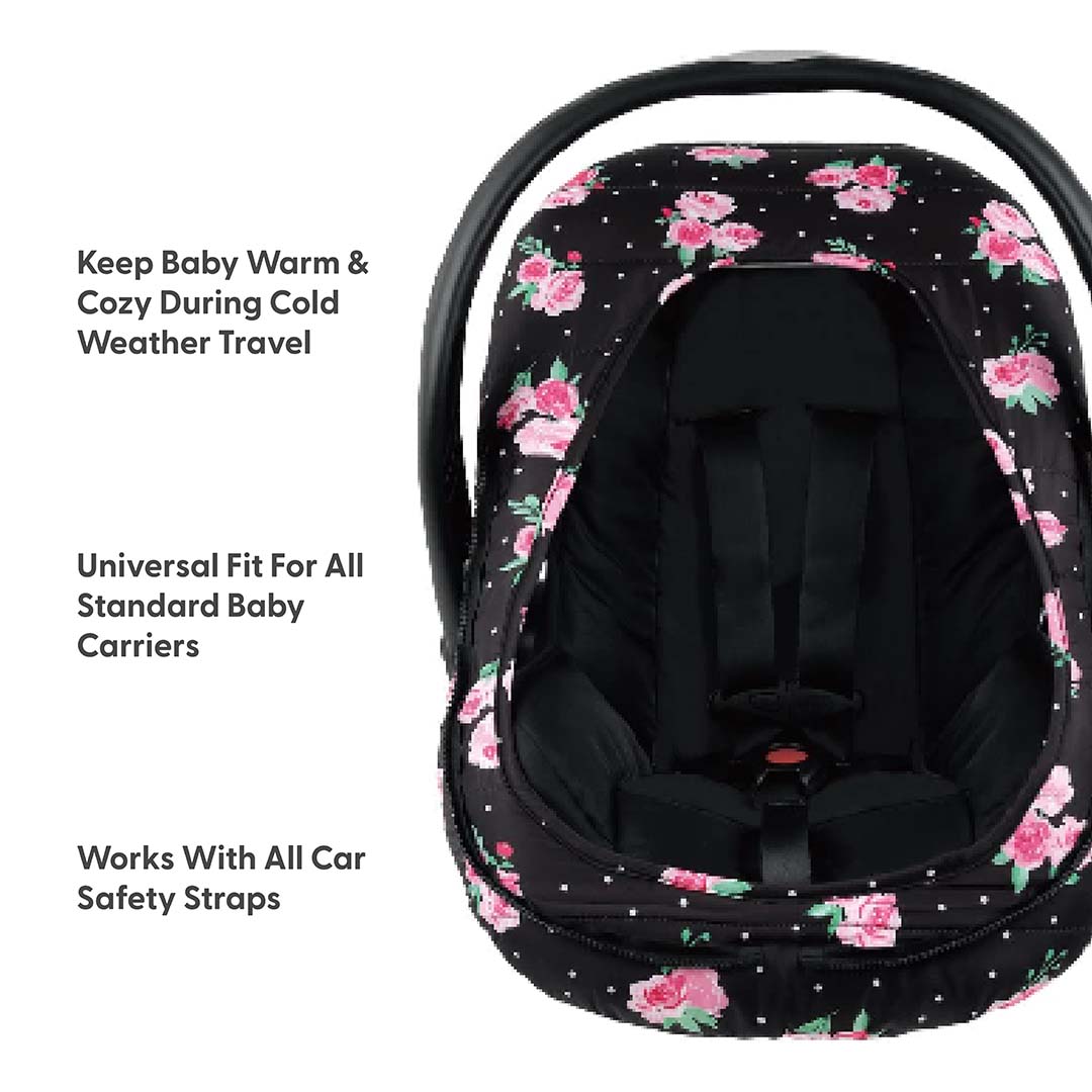 Floral Rose Seasonal Car Seat Cover
