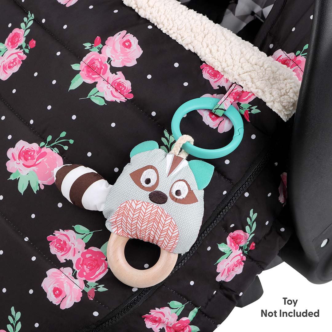 Floral Rose Seasonal Car Seat Cover