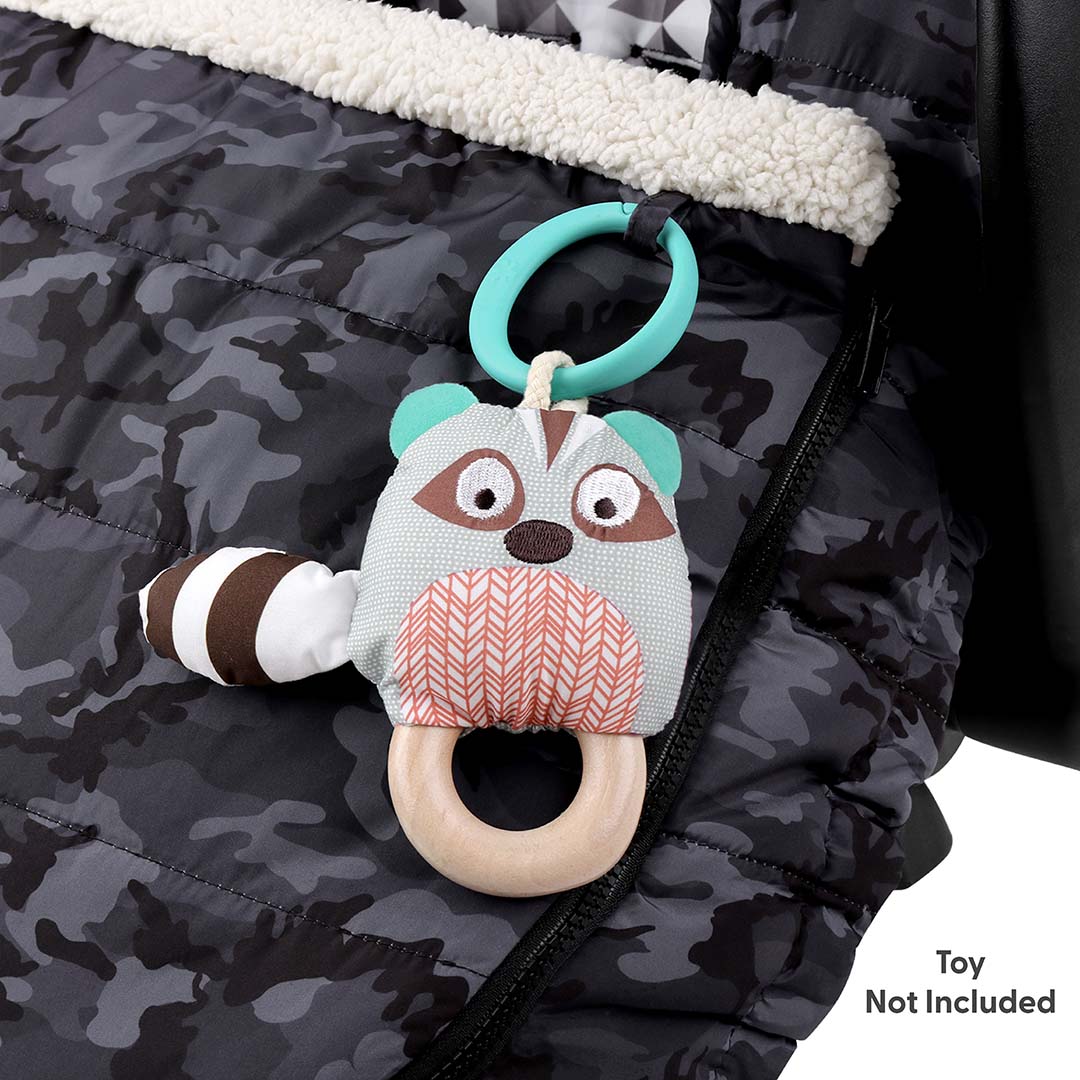 Black Camo Seasonal Car Seat Cover