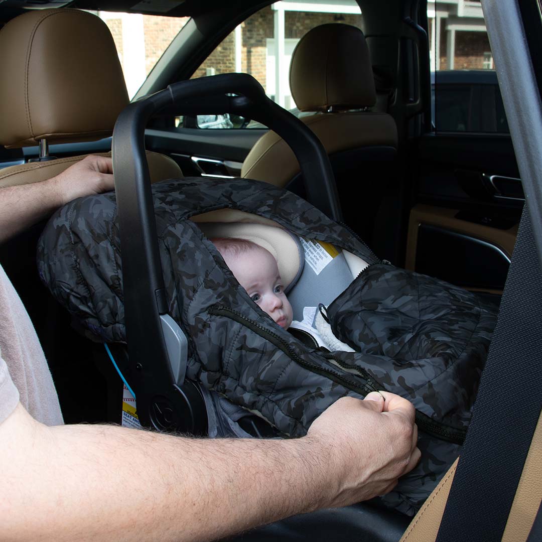 Black Camo Seasonal Car Seat Cover