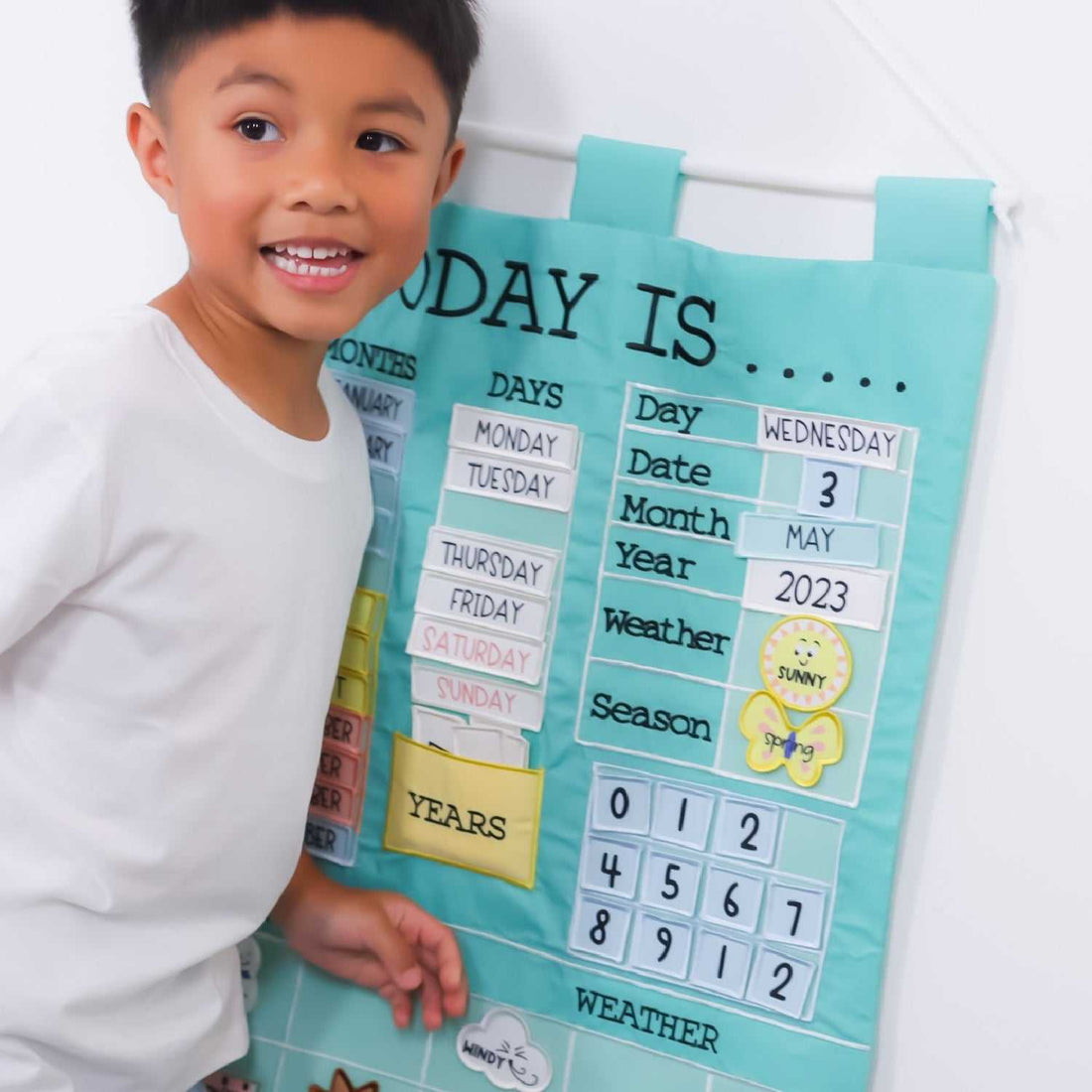 Today Is Children's Learning Calendar, Interactive