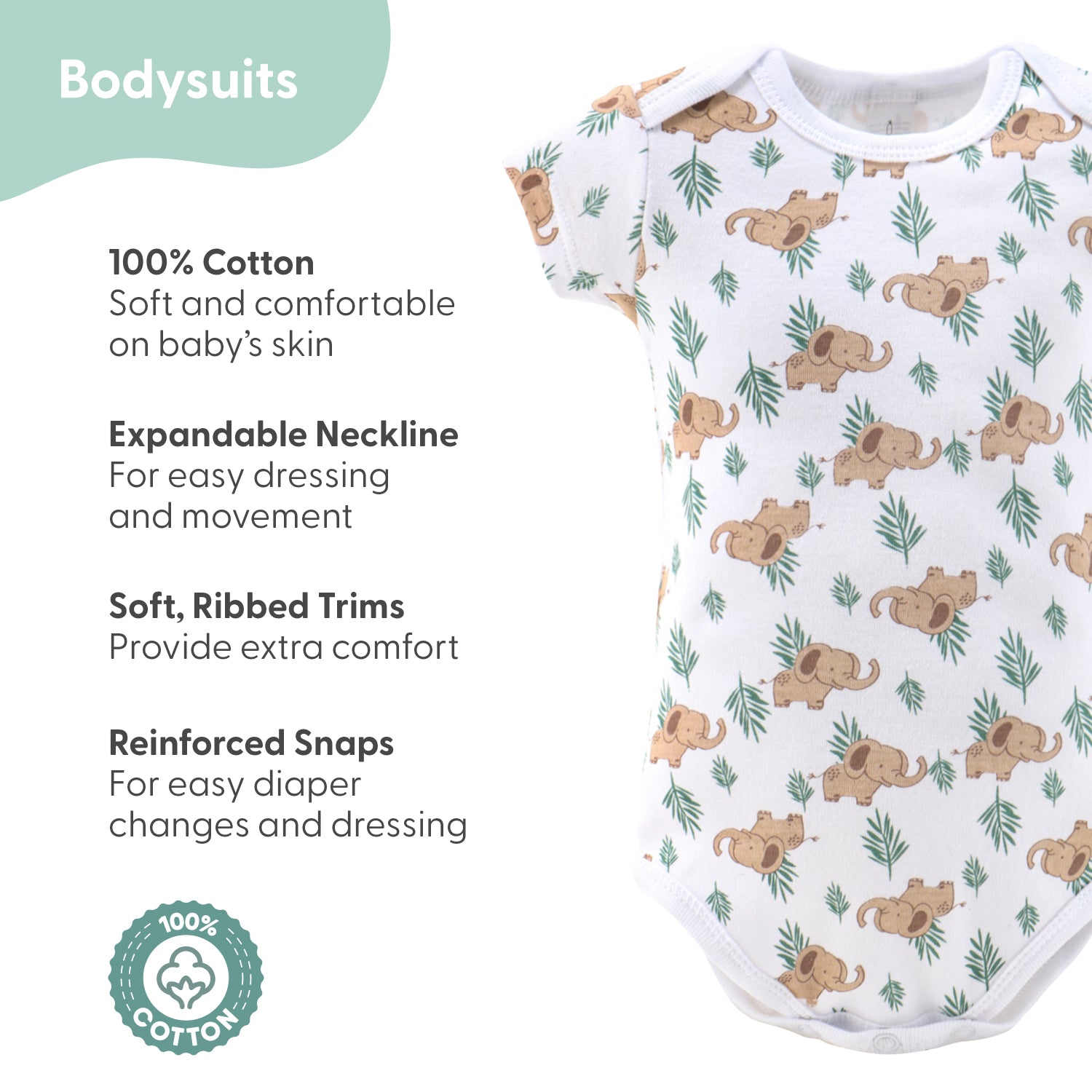 Layette Gift Set for Baby Boys or Girls - Wild Jungle, 16 Piece, 3-6 Months Farallon Brands