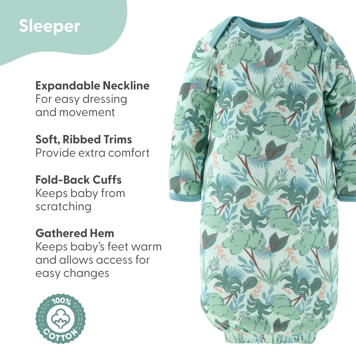 Layette Gift Set for Baby Boys or Girls - Wild Jungle, 16 Piece, 3-6 Months Farallon Brands