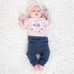 Layette Gift Set for Baby Girls - Prairie Floral, 16 Piece, 6-9 Months Farallon Brands