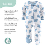 Layette Gift Set for Baby Boys - Elephant Blue, 30 Piece Farallon Brands