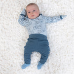 Layette Gift Set for Baby Boys - Elephant Blue, 30 Piece Farallon Brands