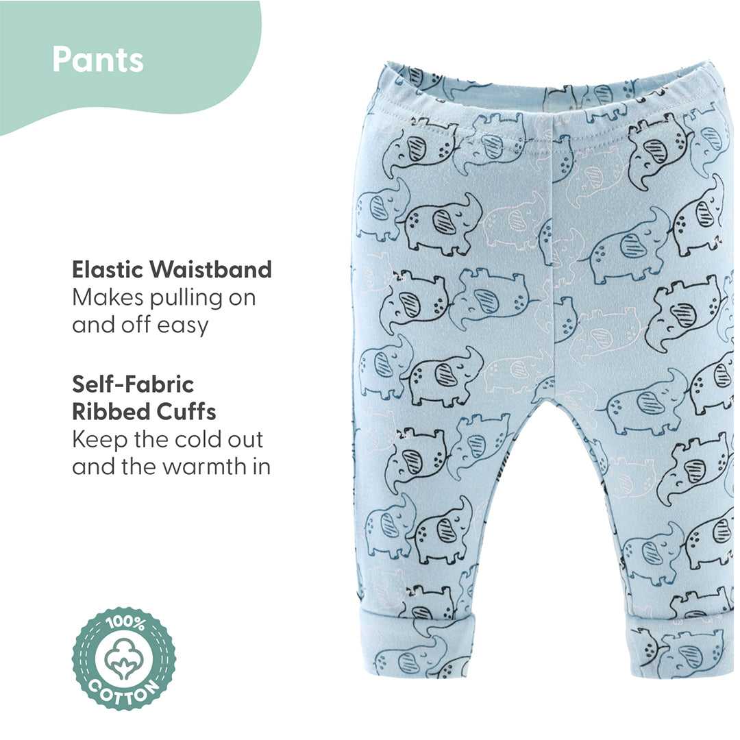 Elephant Blue Baby Layette Gift Set, 30 Piece