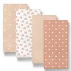 Boho Baby Bassinet Sheets 4...