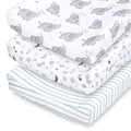 Celestial Elephant Baby Girl or Boy Changing Pad Covers Set of 3