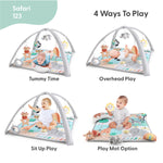 Safari 7-in-1 Baby Activity Gym and Playmat Farallon Brands