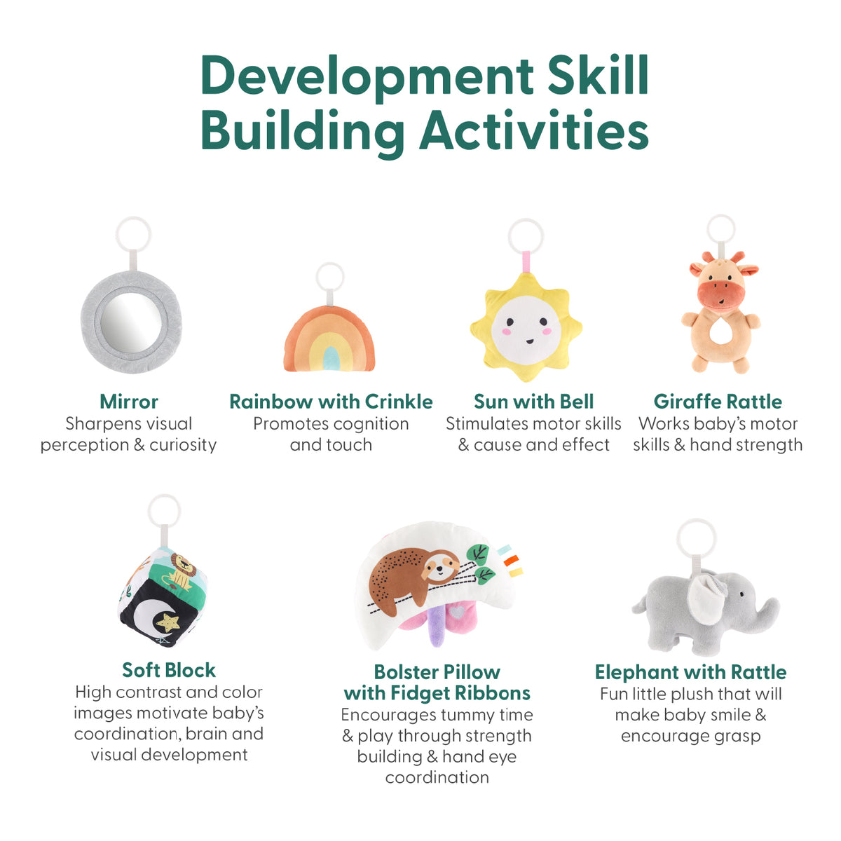 Safari 7-in-1 Baby Activity Gym and Playmat Farallon Brands