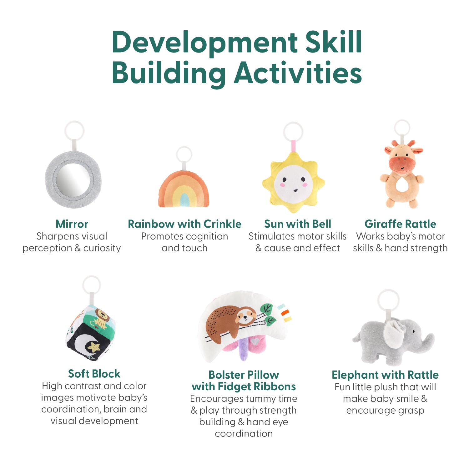 Safari 7-in-1 Baby Activity Gym and Playmat Farallon Brands