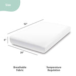 Cottage Floral 4-Pack Fitted Organic Jersey Crib Sheet Set