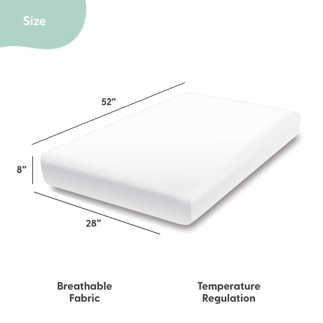 Cottage Floral 4-Pack Fitted Organic Jersey Crib Sheet Set