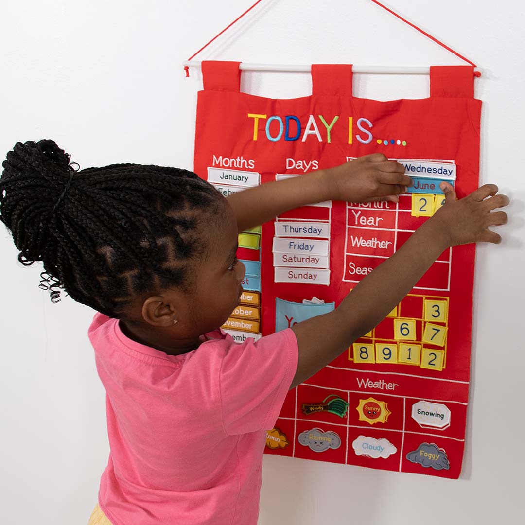 Today Is Learning Calendar, Red