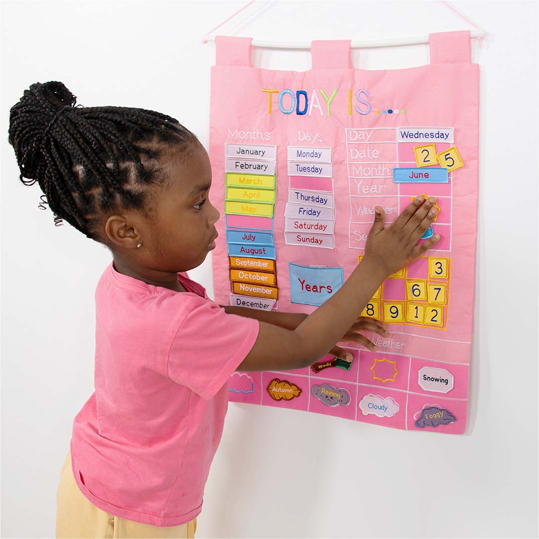 Today Is Learning Calendar, Pink