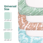 Boho Tie Dye Fitted Playard Sheets, 3-Pack