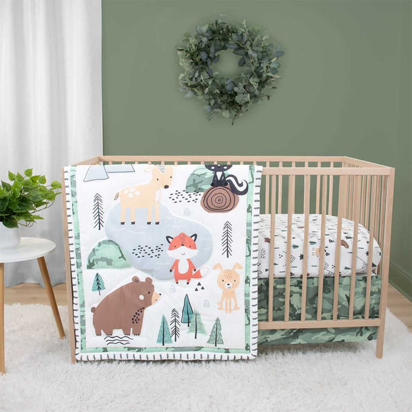 Woodland Baby Nursery Woodland Camo Piece Baby Crib Bedding Set