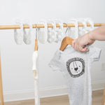 10-Pack Grey Nursery Closet Organizer Dividers The Peanutshell