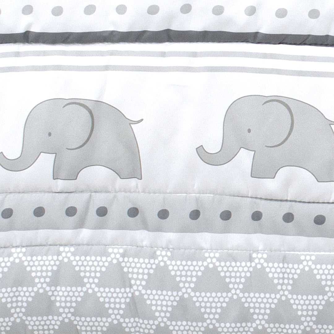 Elephant Walk Piece Baby Crib Bedding Set for Boys Girls