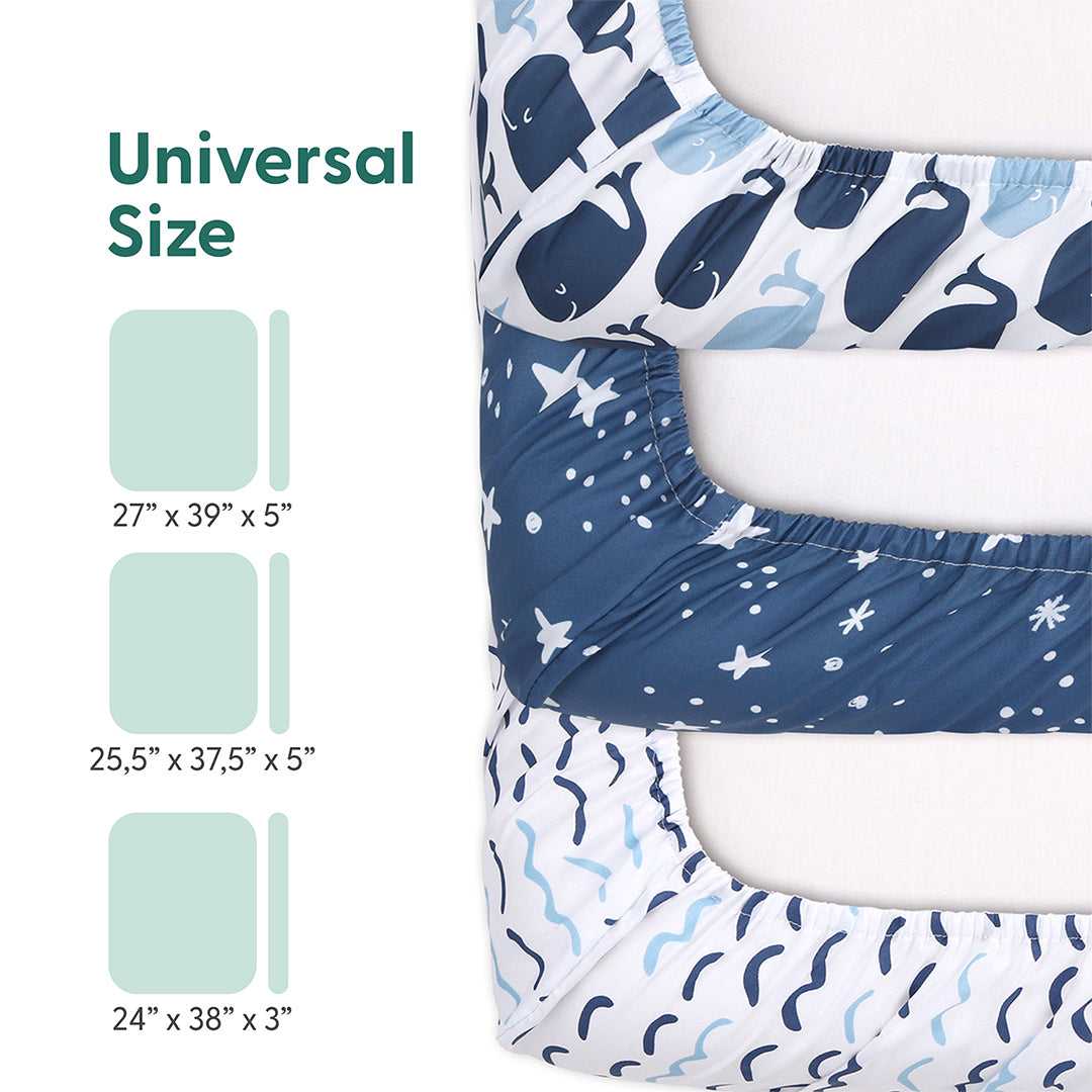 Playard Sheet Porta Crib Sheet Size Nautical Playard Mini Crib