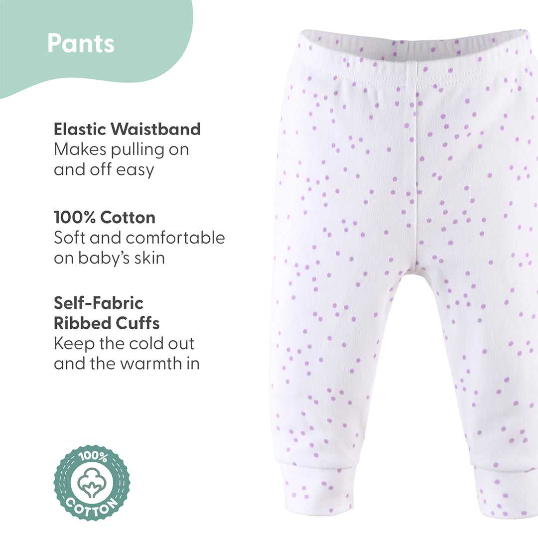 Pastel 5 Pack Baby Girl Pants Set
