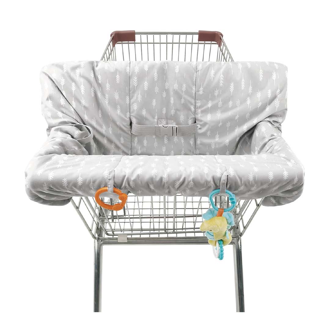 Ditsy Leaf Shopping Cart & High Chair Cover