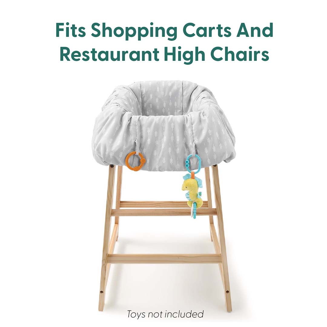 Ditsy Leaf Shopping Cart & High Chair Cover