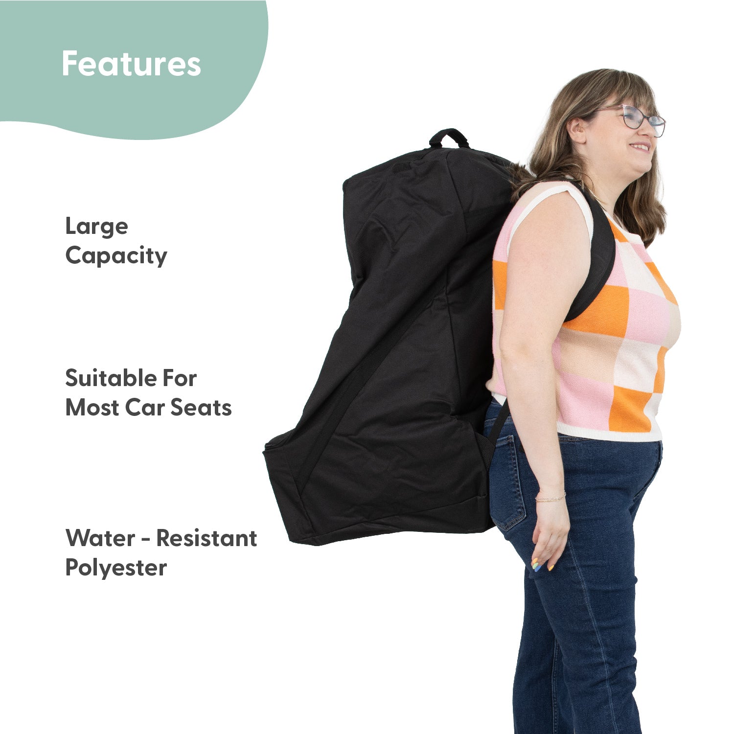 Backpack Car Seat Travel Bag The Peanutshell